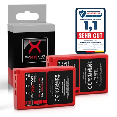 2X BLS-5 Akku 1100mAh
