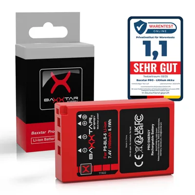 BLS-5 Akku 1100mAh 7.4V – Olympus OM-D