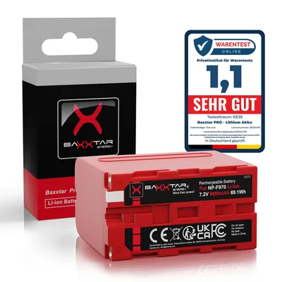 PRO NP-F970 Akku 9600mAh – Sony NP-F990/F980/F960
