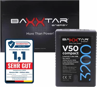 V50 V-Mount Akku 47Wh/322g 3200mAh D-Tap