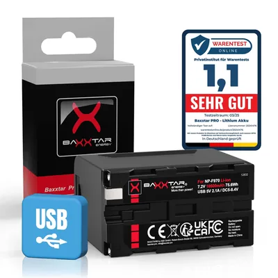 PRO NP-F970 Plus Akku (10500mAh)