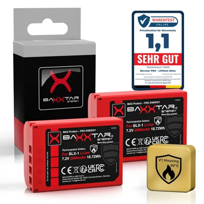 MaxProtect 2X BLX-1 Akku (2600 mAh)